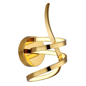 Globo Iduna Plafondlamp LED Goud, 1-licht