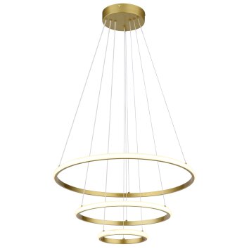 Globo Corine Hanglamp LED Goud, 1-licht