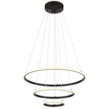 Globo Corine Hanglamp LED Zwart, 1-licht