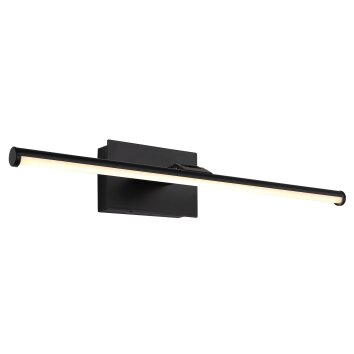 Globo Jaime Wandlamp LED Zwart, 1-licht, Afstandsbediening