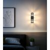 Globo Hayes Wandlamp Zwart, 2-lichts