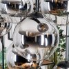 Gastor Hanglamp, Kogellampje, Hanglamp Chroom, Duidelijk, Rookkleurig, 8-lichts