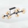 Ripoll Plafondlamp, Kogellampje Amber, Duidelijk, 8-lichts