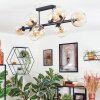 Koyoto Plafondlamp, Kogellampje Amber, Duidelijk, 8-lichts