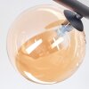 Chehalis Plafondlamp, Kogellampje Amber, 5-lichts