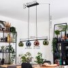 Koyoto Hanglamp, Kogellampje, Hanglamp Blauw, Groen, Koperkleurig, 4-lichts