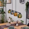 Koyoto Hanglamp, Kogellampje, Hanglamp Blauw, Goud, Groen, 4-lichts
