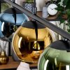 Koyoto Hanglamp, Kogellampje, Hanglamp Blauw, Goud, Groen, 4-lichts