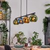 Koyoto Hanglamp, Kogellampje, Hanglamp Blauw, Goud, Groen, 4-lichts