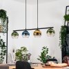 Koyoto Hanglamp, Kogellampje, Hanglamp Blauw, Goud, Groen, Duidelijk, 4-lichts