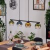 Koyoto Hanglamp, Kogellampje, Hanglamp Blauw, Goud, Groen, Duidelijk, 4-lichts