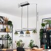Koyoto Hanglamp, Kogellampje, Hanglamp Blauw, Goud, Groen, Duidelijk, 4-lichts