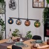 Gastor Hanglamp, Kogellampje, Hanglamp Blauw, Chroom, Groen, Koperkleurig, Rookkleurig, 4-lichts