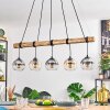 Koyoto Hanglamp, Kogellampje, Hanglamp Natuurlijke kleuren, Zwart, 5-lichts