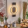 Lidor Wandlamp LED Zwart, 1-licht
