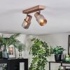 Medelim Plafondlamp, Plafondspot Brons, 2-lichts