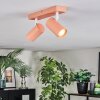 Javel Plafondlamp, Plafondspot Roze, Wit, 2-lichts