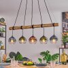 Koyoto Hanglamp, Kogellampje, Hanglamp Natuurlijke kleuren, Zwart, 5-lichts