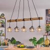 Koyoto Hanglamp, Kogellampje, Hanglamp Natuurlijke kleuren, Zwart, 5-lichts
