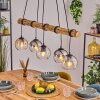 Koyoto Hanglamp, Kogellampje, Hanglamp Natuurlijke kleuren, Zwart, 5-lichts