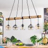 Koyoto Hanglamp, Kogellampje, Hanglamp Natuurlijke kleuren, Zwart, 5-lichts