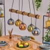 Koyoto Hanglamp, Kogellampje, Hanglamp Natuurlijke kleuren, Zwart, 5-lichts