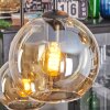 Koyoto Hanglamp, Kogellampje, Hanglamp Amber, 6-lichts