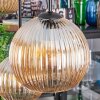Koyoto Hanglamp, Kogellampje, Hanglamp Amber, 6-lichts