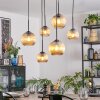 Koyoto Hanglamp, Kogellampje, Hanglamp Amber, 6-lichts