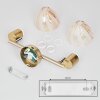 Saire Plafondlamp, Plafondspot Chroom, Messing, 2-lichts