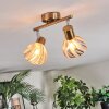 Saire Plafondlamp, Plafondspot Chroom, Messing, 2-lichts