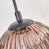 Koyoto Hanglamp, Kogellampje, Hanglamp Natuurlijke kleuren, Zwart, 5-lichts