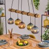 Koyoto Hanglamp, Kogellampje, Hanglamp Natuurlijke kleuren, Zwart, 5-lichts