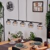 Koyoto Hanglamp, Kogellampje, Hanglamp Chroom, Duidelijk, Rookkleurig, 5-lichts