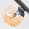 Chehalis Plafondlamp, Kogellampje Amber, 5-lichts
