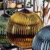 Koyoto Hanglamp, Kogellampje, Hanglamp Blauw, Goud, Groen, Koperkleurig, 6-lichts