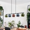 Koyoto Hanglamp, Kogellampje, Hanglamp Blauw, Groen, Koperkleurig, 5-lichts