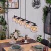 Koyoto Hanglamp, Kogellampje, Hanglamp Amber, Duidelijk, 5-lichts