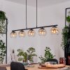 Koyoto Hanglamp, Kogellampje, Hanglamp Amber, Duidelijk, 5-lichts