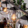 Koyoto Hanglamp, Kogellampje, Hanglamp Amber, Duidelijk, Rookkleurig, 5-lichts