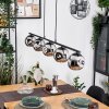 Ripoll Hanglamp, Kogellampje, Hanglamp Chroom, Rookkleurig, 5-lichts