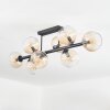Koyoto Plafondlamp, Kogellampje Amber, Duidelijk, 8-lichts