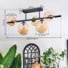 Chehalis Plafondlamp, Kogellampje Amber, 5-lichts