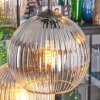 Koyoto Hanglamp, Kogellampje, Hanglamp Amber, Duidelijk, Rookkleurig, 6-lichts