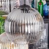 Koyoto Hanglamp, Kogellampje, Hanglamp Amber, Duidelijk, Rookkleurig, 6-lichts