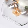 Koyoto Plafondlamp, Kogellampje Goud, Zwart, 10-lichts