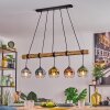 Koyoto Hanglamp, Kogellampje, Hanglamp Natuurlijke kleuren, Zwart, 5-lichts