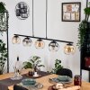 Koyoto Hanglamp, Kogellampje, Hanglamp Amber, Duidelijk, Rookkleurig, 5-lichts