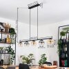 Koyoto Hanglamp, Kogellampje, Hanglamp Amber, Duidelijk, Rookkleurig, 5-lichts
