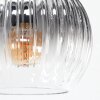 Koyoto Plafondlamp, Kogellampje Duidelijk, Rookkleurig, 8-lichts